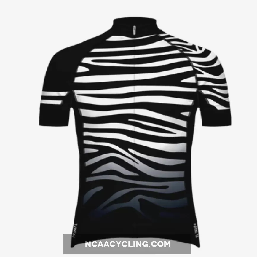 Primal Wear Zebra Men's Full Zip Evo 2.0 Slim Fit Racing Cycling Jersey #Zebra Cycling Jersey