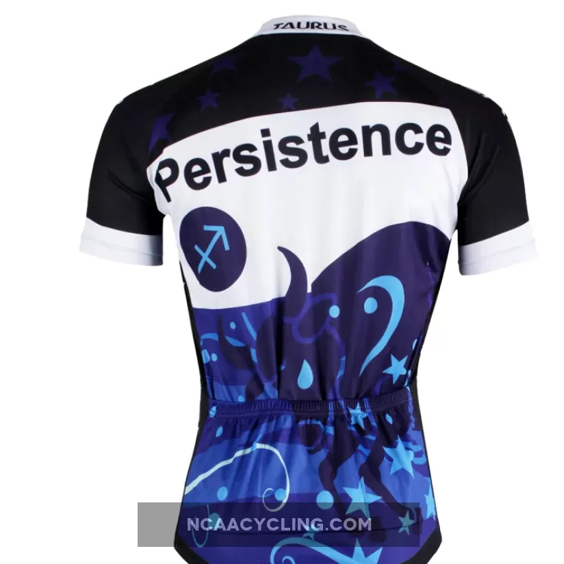 Ilpaladino Constellation Series 12 Horoscopes Taurus Persistence Man's Short-sleeve Cycling Jersey Team Pro Cycle Jacket T-shirt Summer Spring Clothes Leisure Sportswear Apparel Signs of the Zodiac NO.261