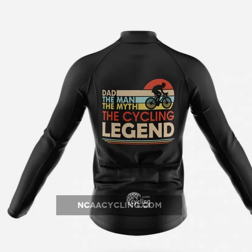 Dad The Cycling Legend - V2 - Men's Cycling / Bibs Only