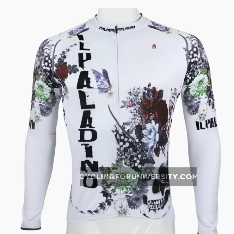 ILPALADINO Men's Long Sleeves Cycling Jersey Winter Pro Cycle Clothing Racing Apparel Outdoor Sports Leisure Biking shirt (Velvet) NO.091