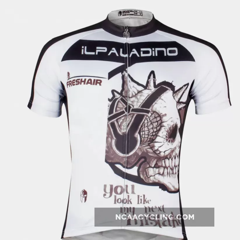 Men's Skull Listening Music Cycling Jersey Summer T-shirt NO.779