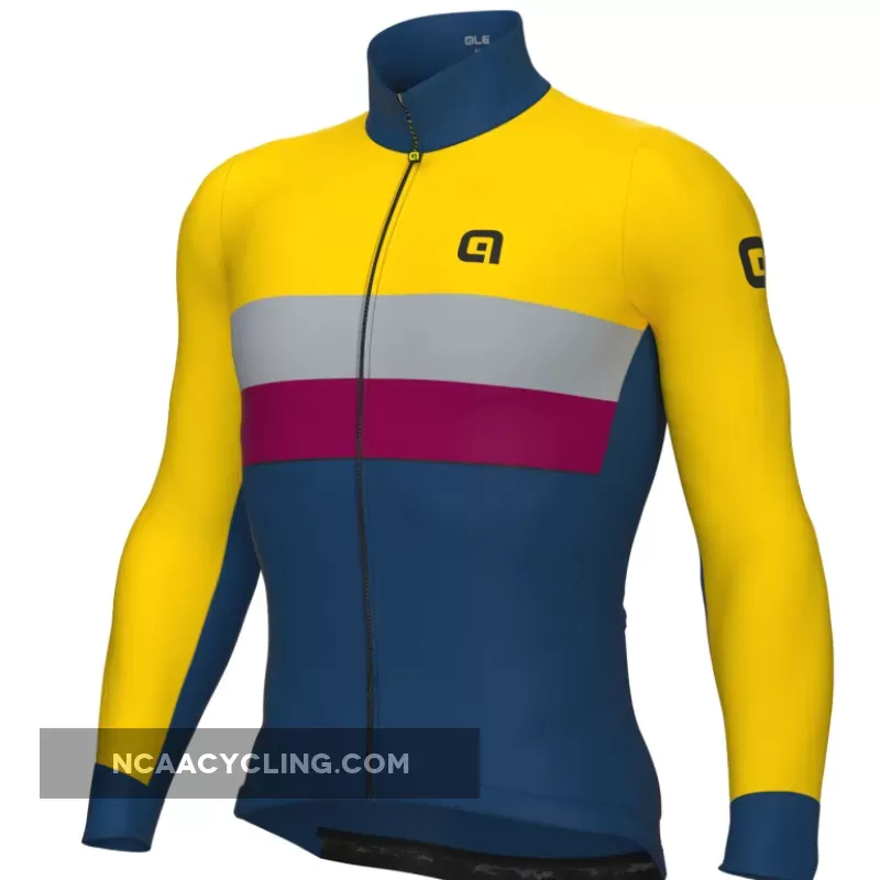 Ale Off Road Gravel Chaos long sleeve jersey - Yellow, Chaos Jersey