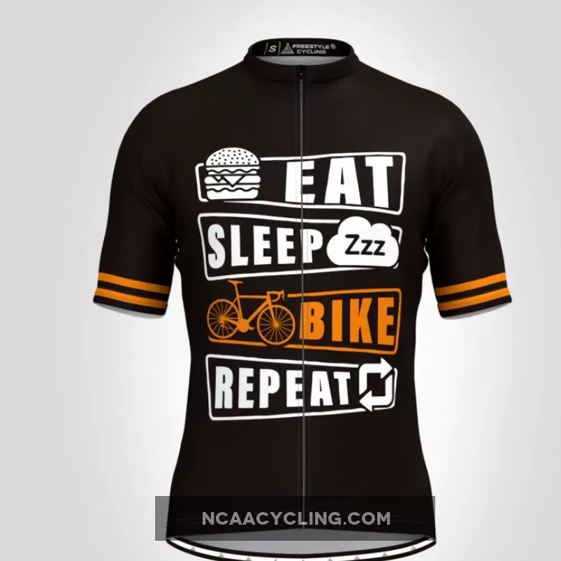 Eat Sleep Bike Repeat Men's Cycling Jersey Online