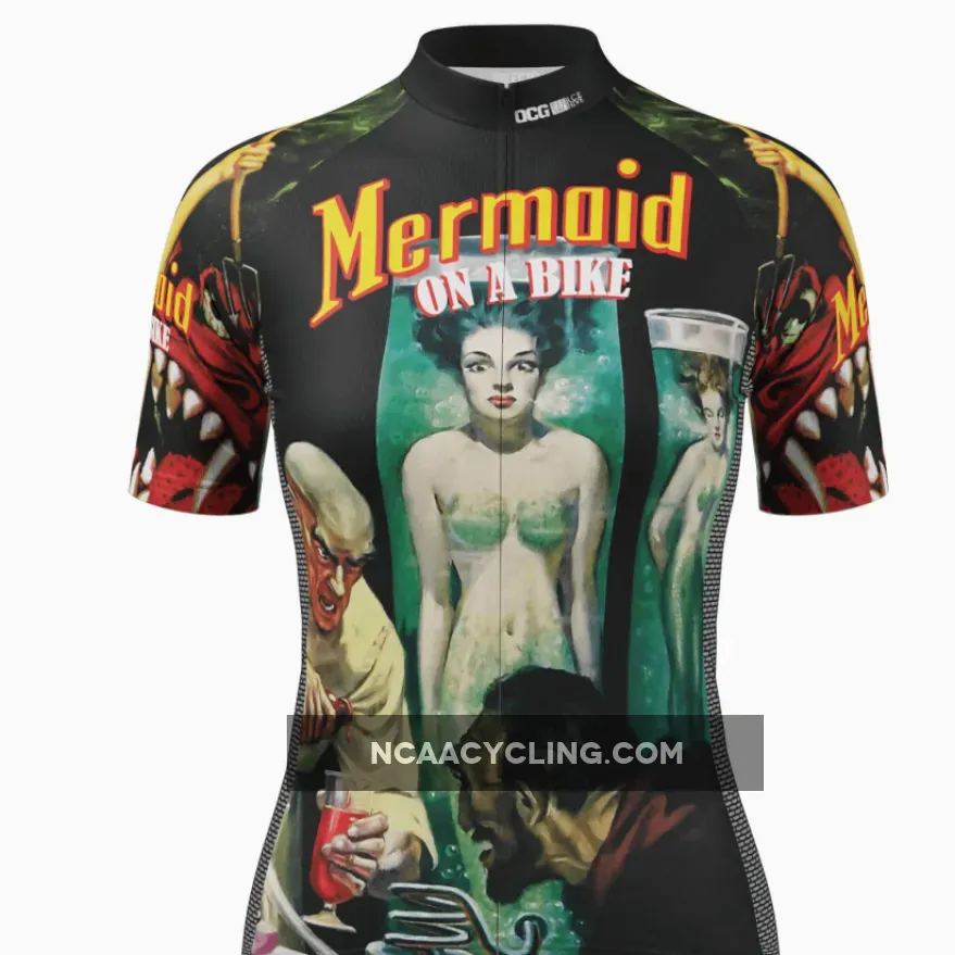 Women's The Mermaid Series 2 Short Sleeve Cycling Jersey #Mermaid Cycle