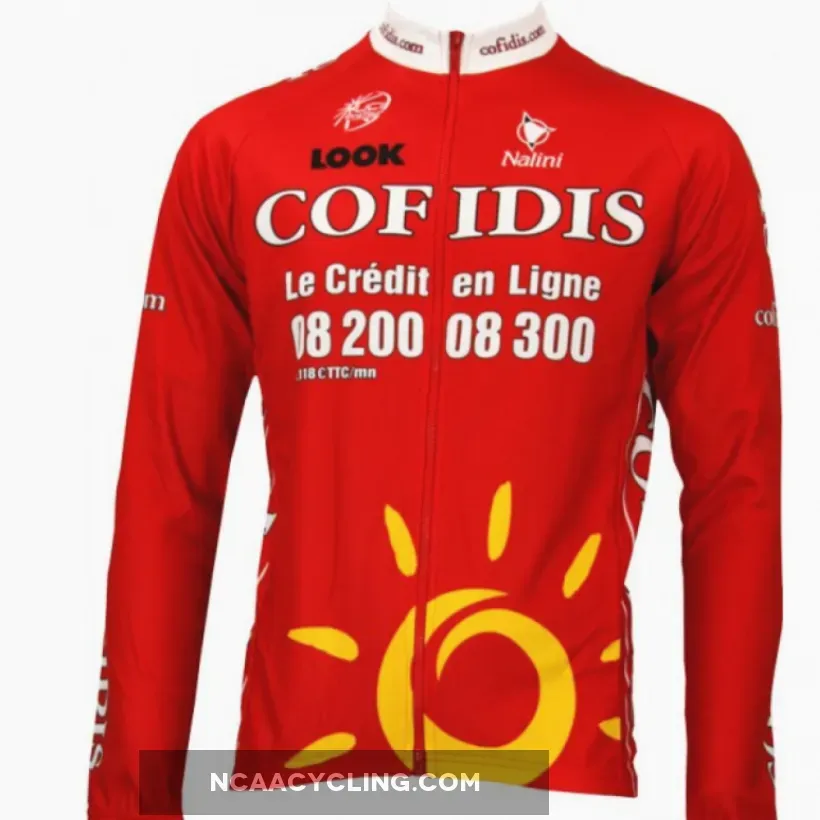 Cofidis 2009 Radsport-Profi-Team-long Sleeve Jersey Restock