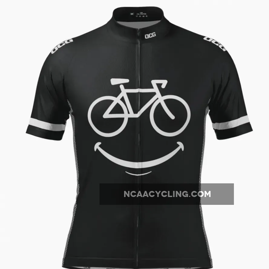 Men's Smiling Bike Short Sleeve Cycling Jersey Outlet