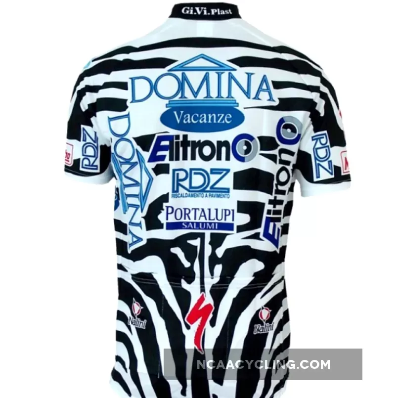 Radsport-Profi-Team Domina Vacanze 2003 Short Sleeve Jersey