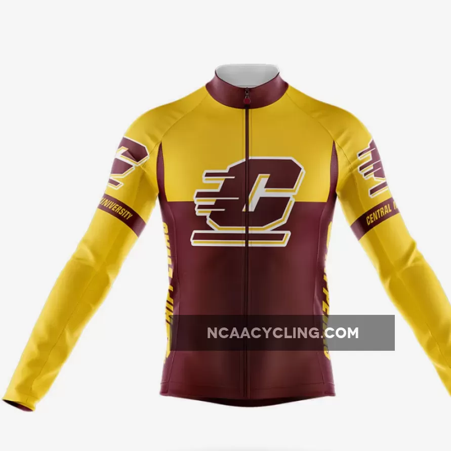 Central Michigan University V2 Cycling Kit - Long Sleeve Jersey
