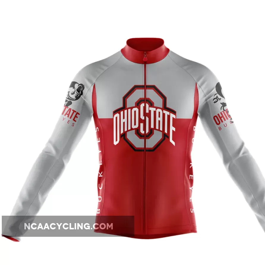 Ohio State University V2 Long Sleeve Cycling Jersey Only