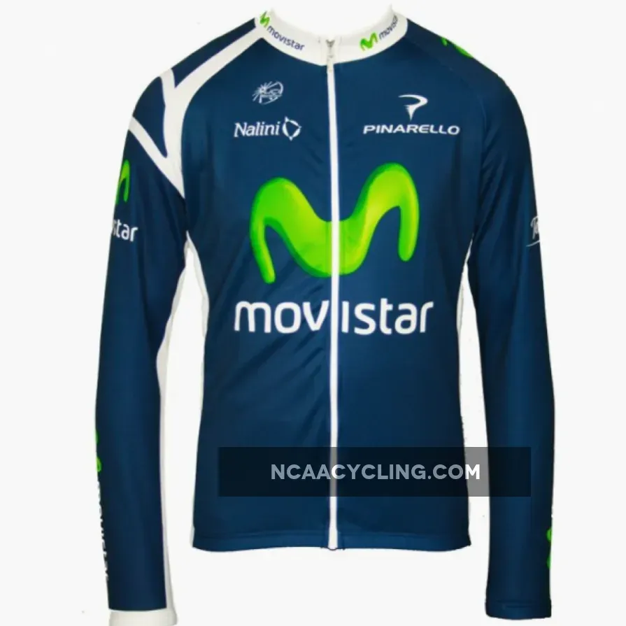 MOVISTAR 2012 Radsport-Profi-Team Long Sleeve Jersey