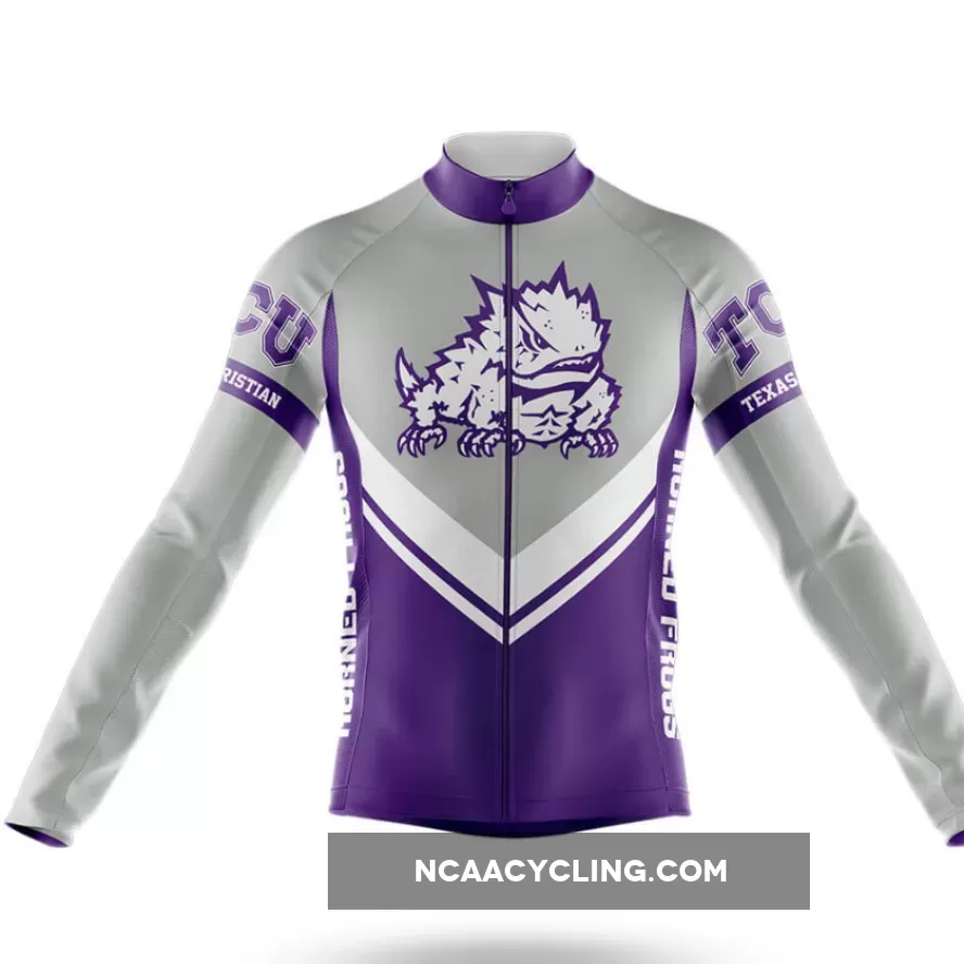 Texas Christian University V3 Long Sleeve Cycling Jersey Only