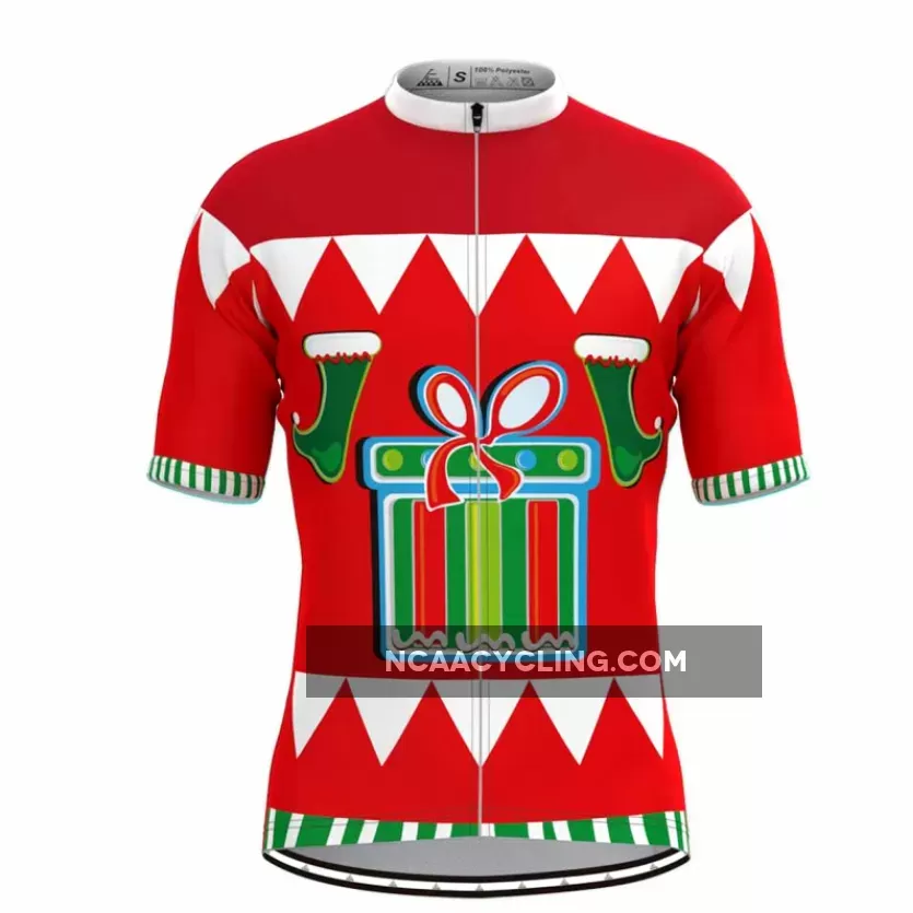 Ugly Christmas Sweater Gift Box Cycling Jersey New Releases