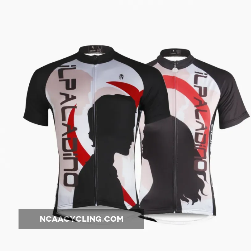 Couple Lovers Face-to-face Black&White Jersey Men's Woman's Short-Sleeve Bicycling Shirts Summer NO.702