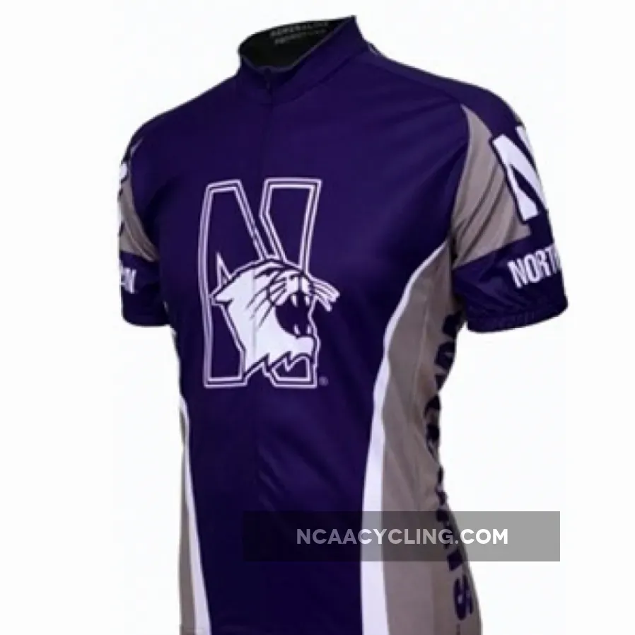 NU Northwestern University WildCats Cycling Jersey Outlet