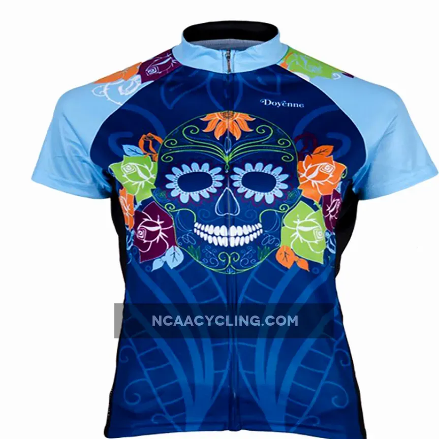 Primal Wear Doyenne Day of the Dead Women's Full Zip Cycling Jersey DAY1J60WTM