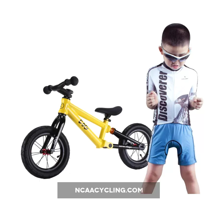 Children Boys' Girls' Cycling Jersey Set Short Sleeve with 3D Padded Shorts - 970