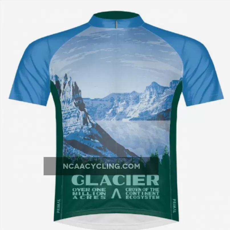 Primal Wear Glacier National Park Full Zip Short Sleeve Sport women's Cycling Jersey / Primal Womens Cycle Jerseys GLA1J60W_M