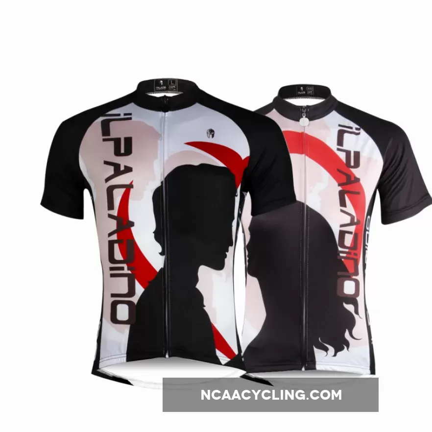 Ilpaladino Lovers Face-to-face Breathable Black&White Jersey Men's Woman's Short-Sleeve Bicycling Shirts Summer Quick Dry His-and-hers clothing NO.702