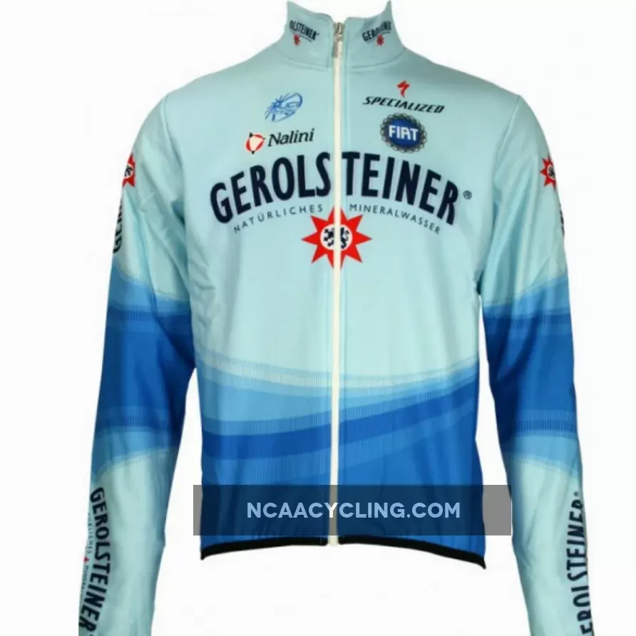 Gerolsteiner 2005- Radsport-Profi-Team-Winter Fleece Long Sleeve Jersey Jacket