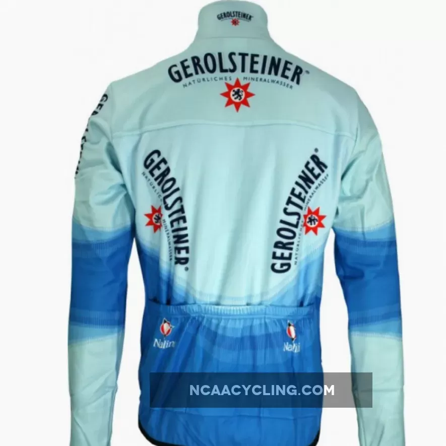 Gerolsteiner 2005- Radsport-Profi-Team-Winter Fleece Long Sleeve Jersey Jacket