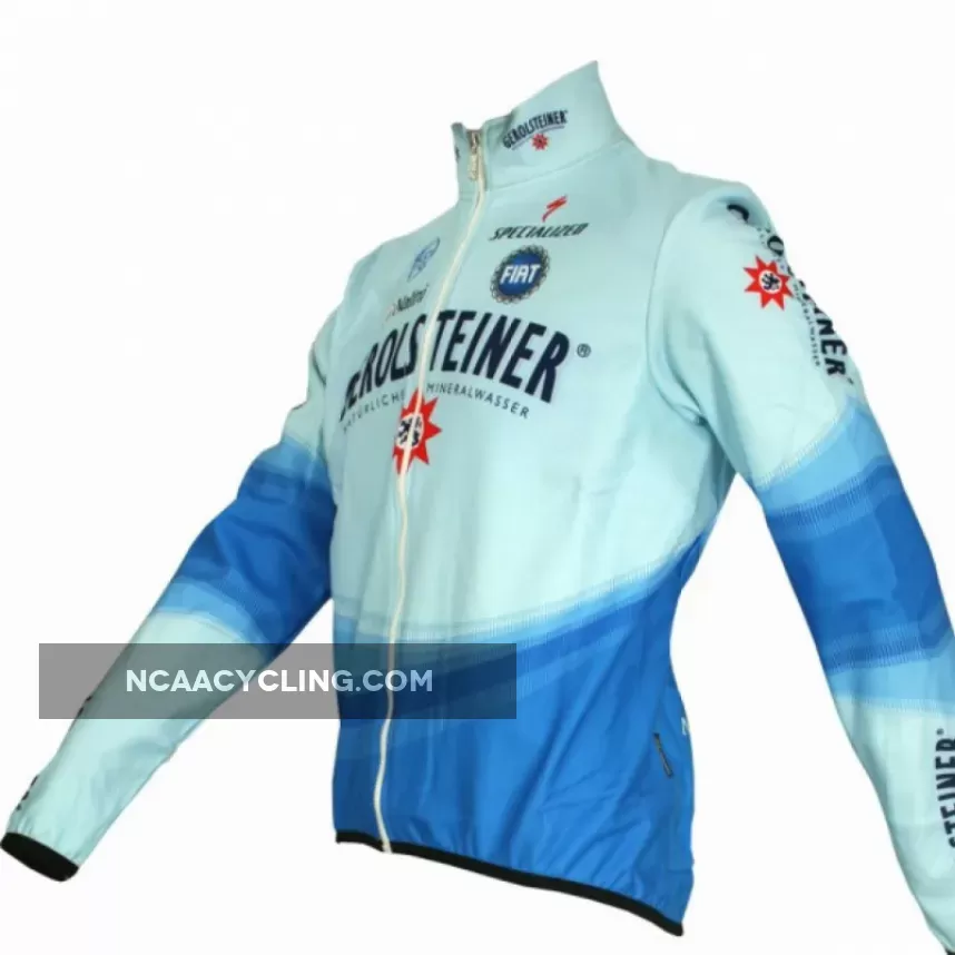 Gerolsteiner 2005- Radsport-Profi-Team-Winter Fleece Long Sleeve Jersey Jacket