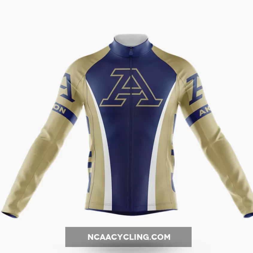 University of Akron Long Sleeve Cycling Jersey Only