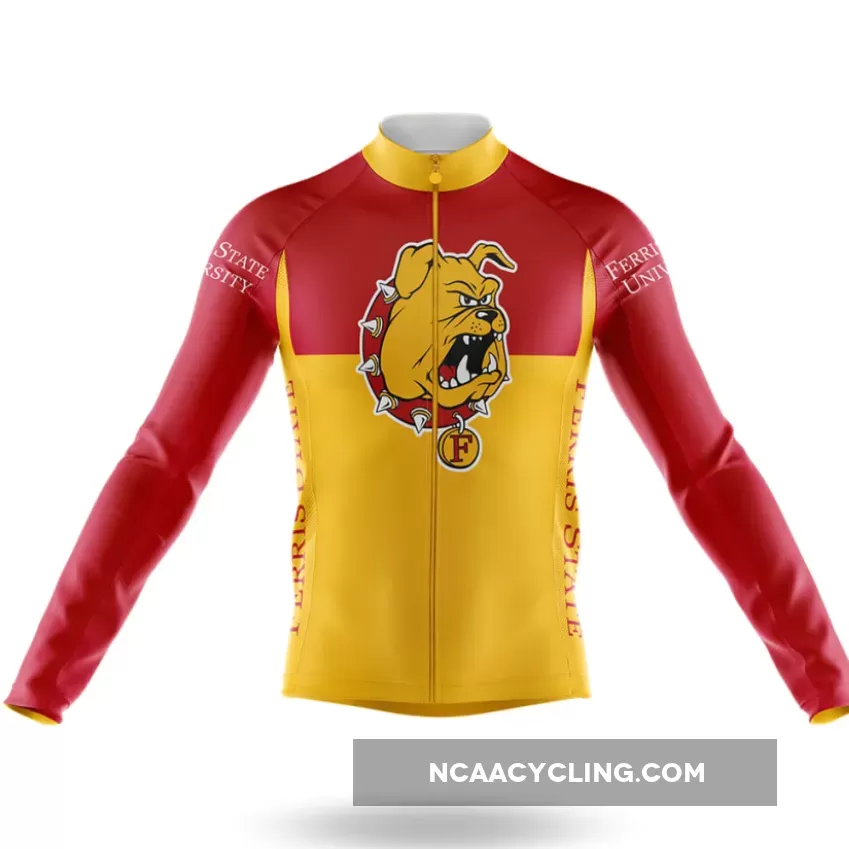 Ferris State University V2 Long Sleeve Cycling Jersey Only