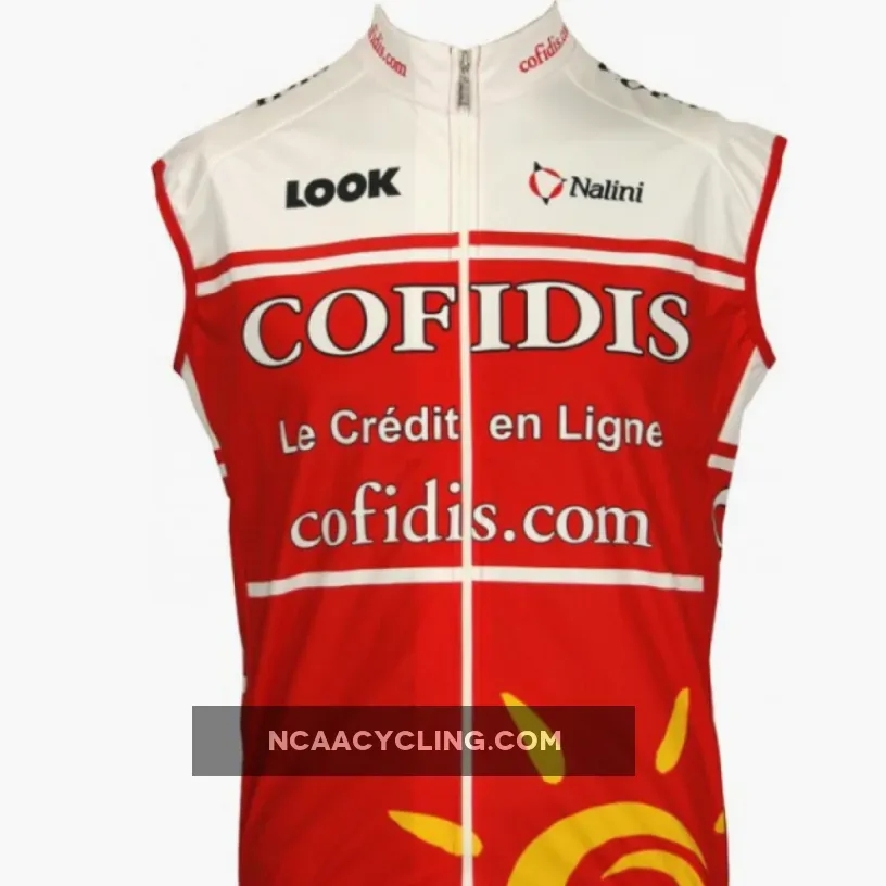Cofidis 2011 Radsport-Profi-Team - Sleveless jersey Vest