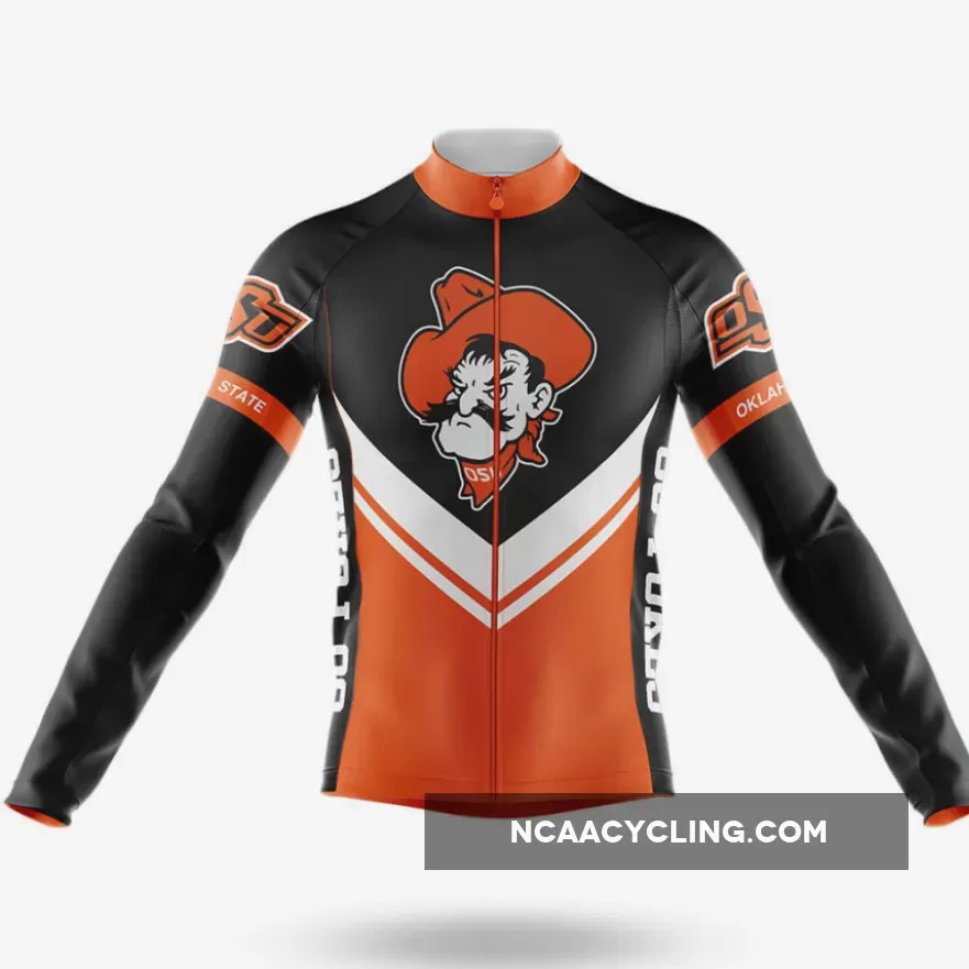Oklahoma State University V3 Long Sleeve Cycling Jersey Only