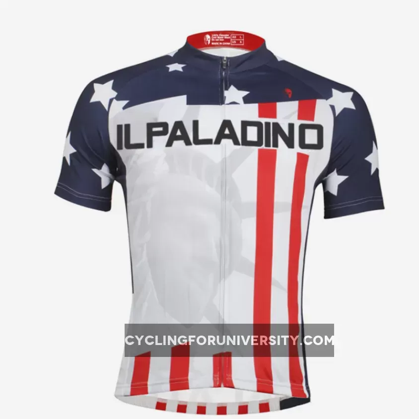 American Style the Statue of Liberty Cycling Jersey Men's Short-Sleeve Bicycling Shirts Summer NO.008