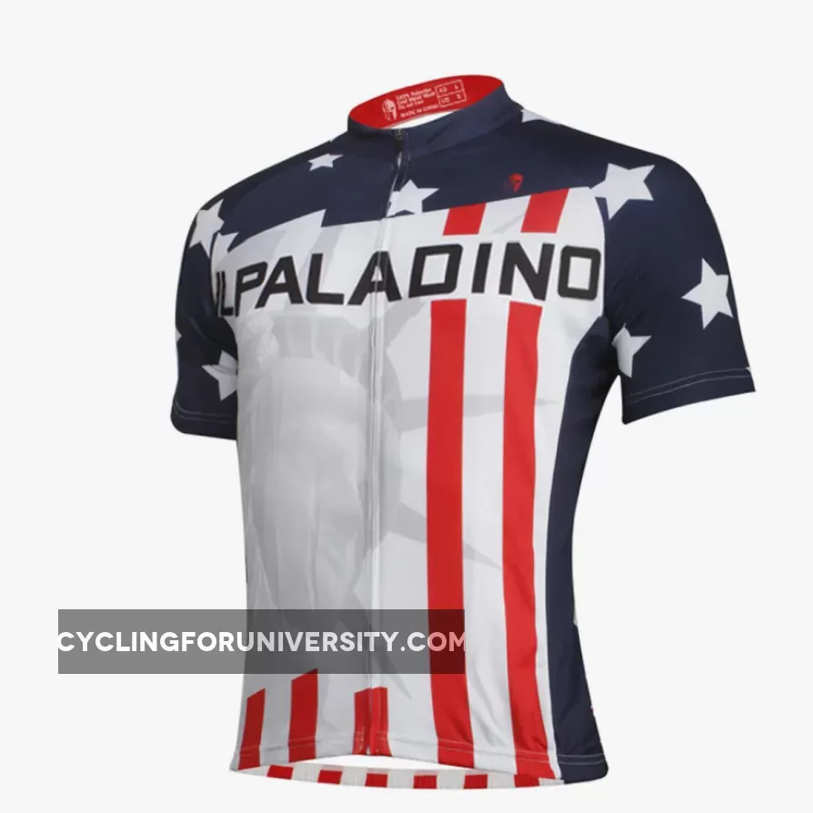 American Style the Statue of Liberty Cycling Jersey Men's Short-Sleeve Bicycling Shirts Summer NO.008