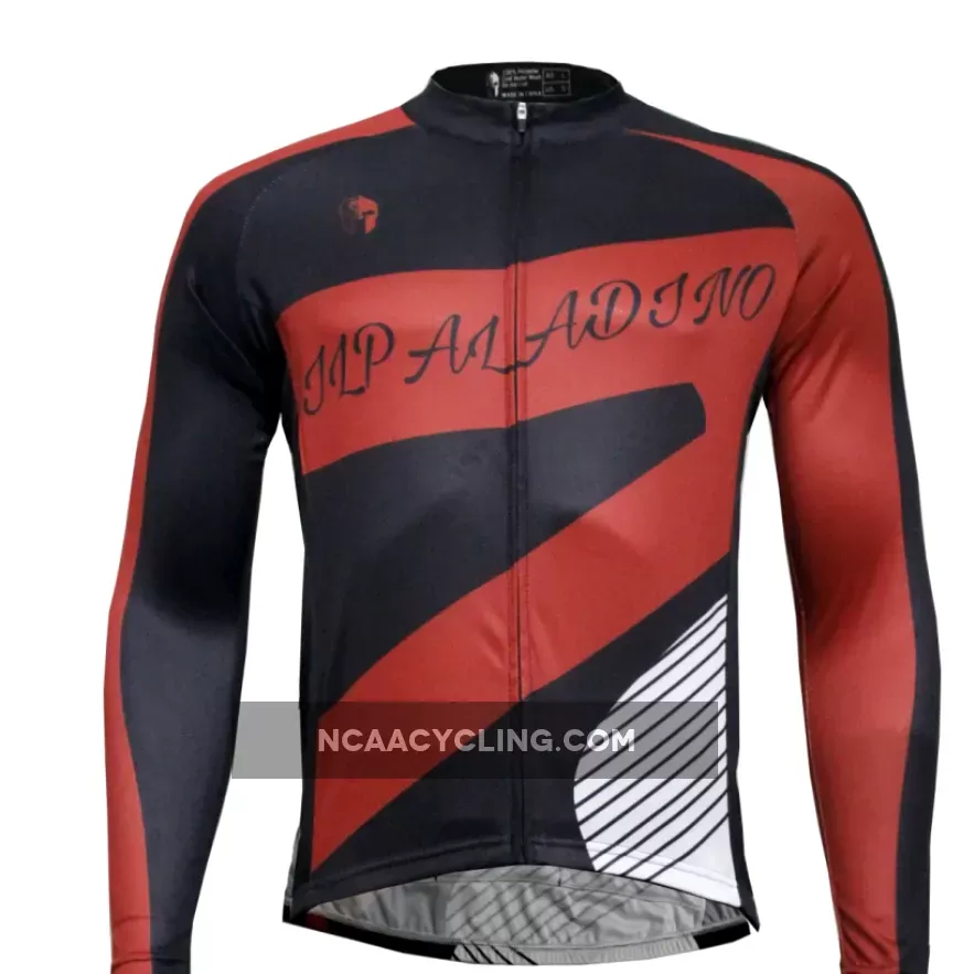 ILPALADINO Men's Long Sleeves Cycling Jerseys Winter Exercise Bicycling Pro Cycle Clothing Racing Apparel Outdoor Sports Leisure Biking Shirts (Velvet) NO.774