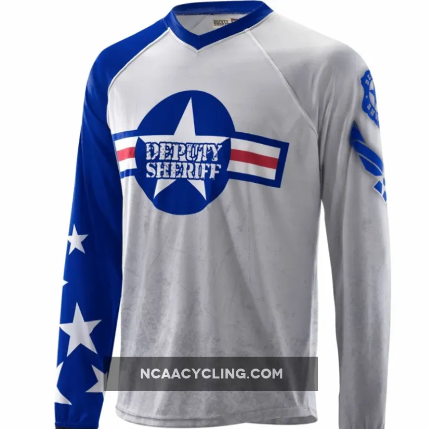 USAFA United States Air Force Academy MTB Long Sleeve Bike Cycling Jersey