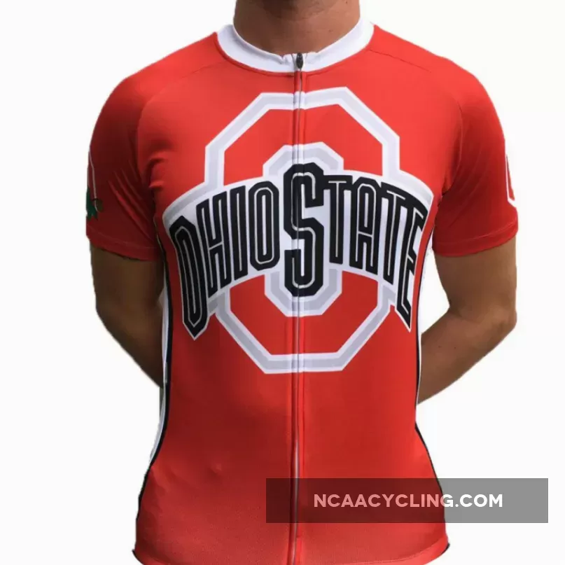 NCAA OSU The Ohio State University Buckeyes Cycling Jerseys