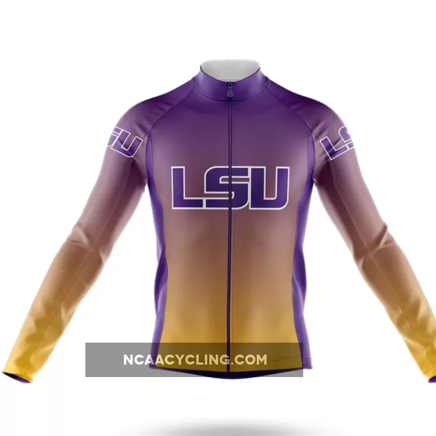 LSU Tigers Gradient Long Sleeve Cycling Jersey Only
