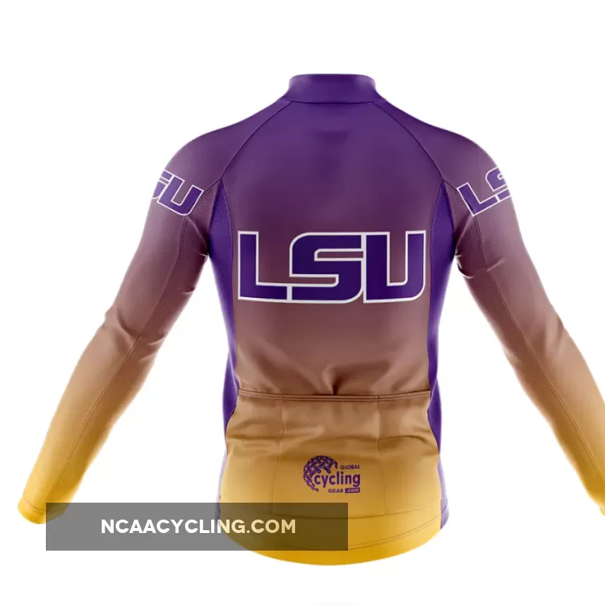 LSU Tigers Gradient Long Sleeve Cycling Jersey Only