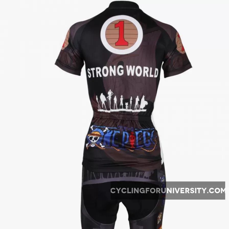ONE PIECE Series Woman's Short-sleeve Cycling Suit Jersey Team Leisure Jacket T-shirt Pretty Summer Spring Autumn Clothes Sportswear Anime Navigator Nami