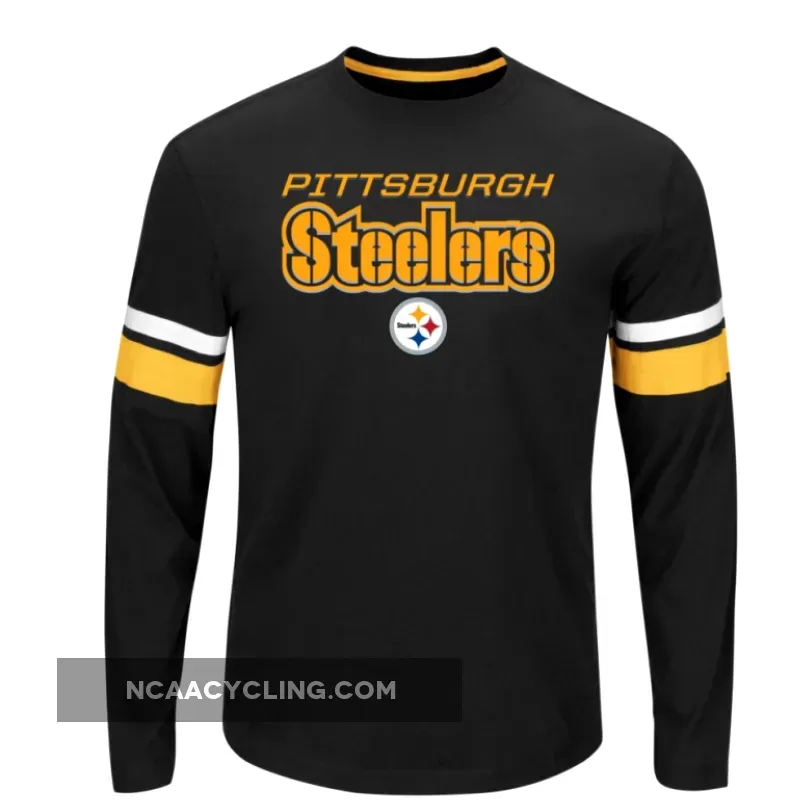 NFL Pittsburgh Steelers Mountain Long Sleeve Bike MTB Cycling Jerseys