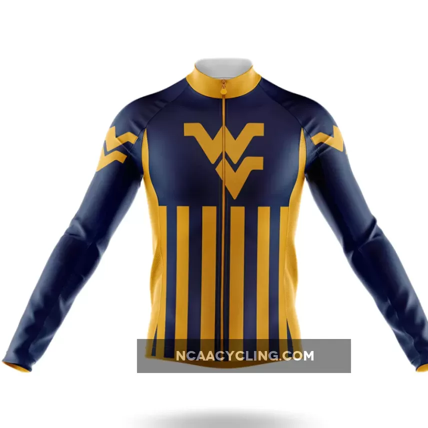 West Virginia University USA Long Sleeve Cycling Jersey Only