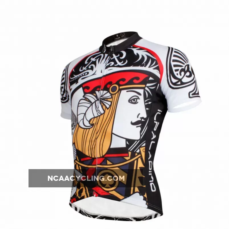 Poker Face Playing Card Spades Jack Men's Biking Cycling Jersey Artistic PatternShirt Face Cards Court Cards NO.639