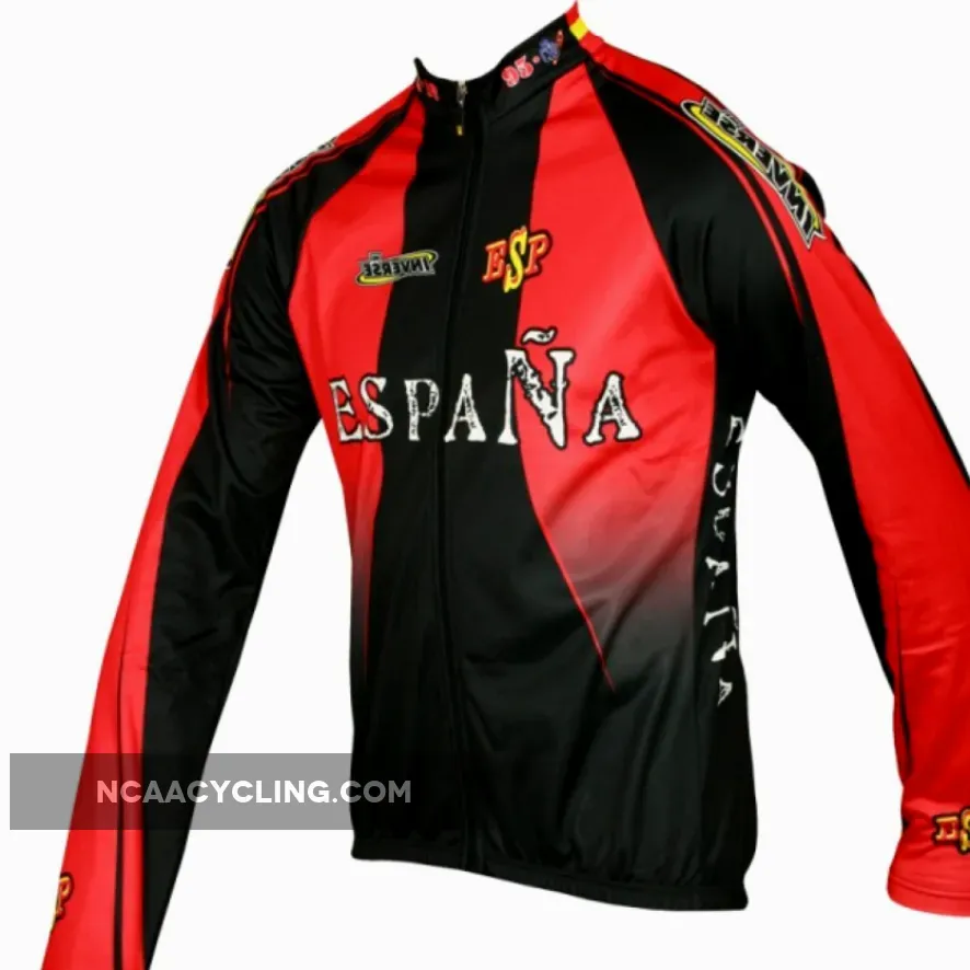 2011 España Inverse Radsport-Profi-Team-Winter fleece long sleeve jersey jacket