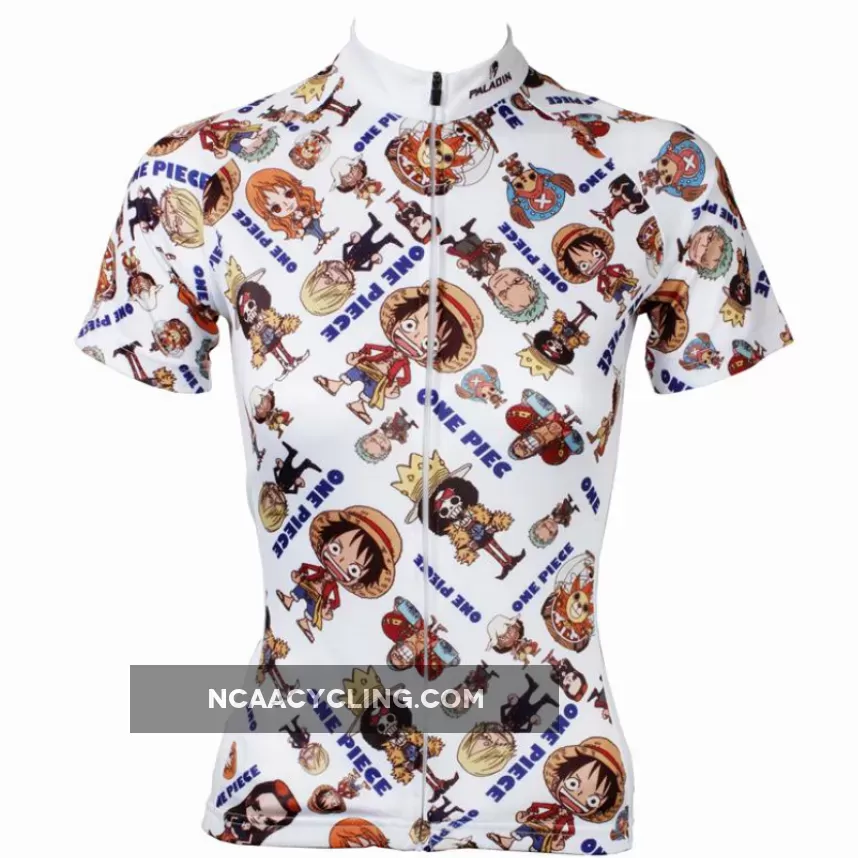 ONE PIECE Series Strong World Pirates Sea Kings Woman's Cycling Jersey Team Jacket T-shirt Summer Spring Autumn Clothes Sportswear Luffy/Nami/Brook/Chopper/Zoro/Sanji/Franky NO.356