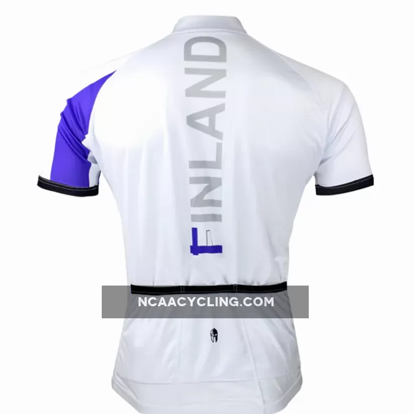 ILPALADINO Finland Simple White Man's Short-sleeve Cycling Jersey Team Jacket T-shirt Summer Spring Autumn Clothes Sportswear Racing Apparel NO.056