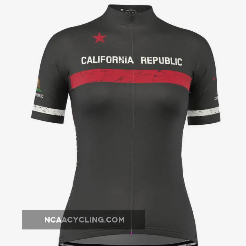 Women's California Republic Short Sleeve Cycling Jersey
