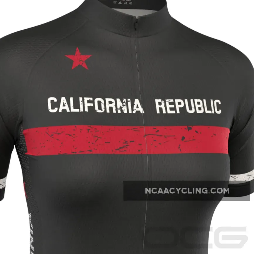 Women's California Republic Short Sleeve Cycling Jersey