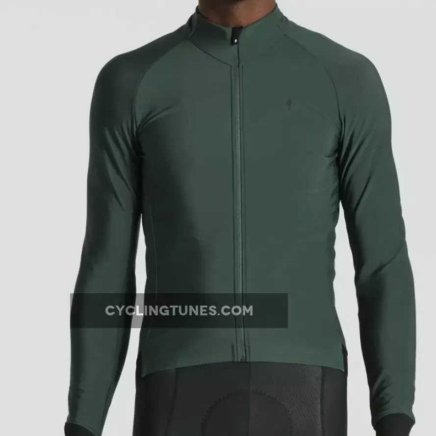 Specialized SL Expert Thermal long sleeves jersey - Dark green 64123-9213