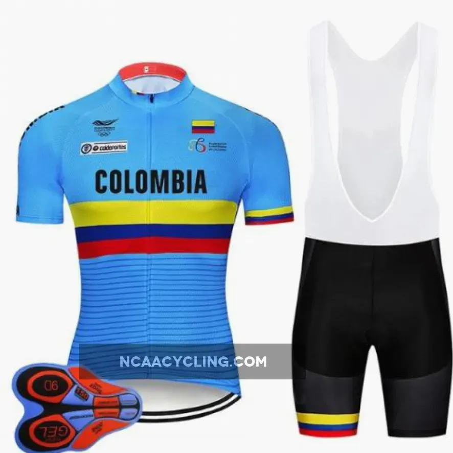 Blue Colombia Team Cycling Set Outlet