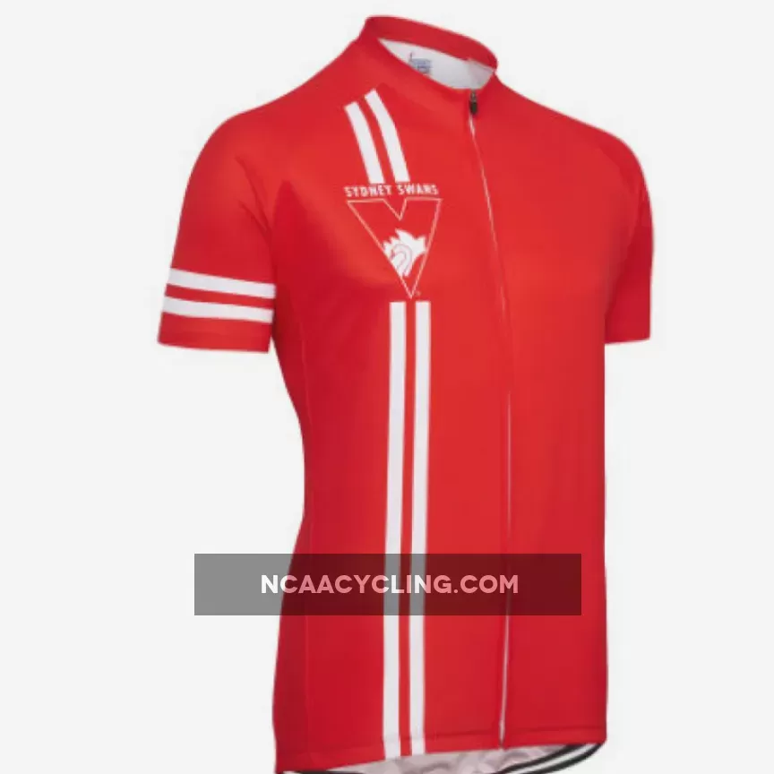AFL Sydney Swans Mountain and road bike Short Sleeve Cycling Jerseys