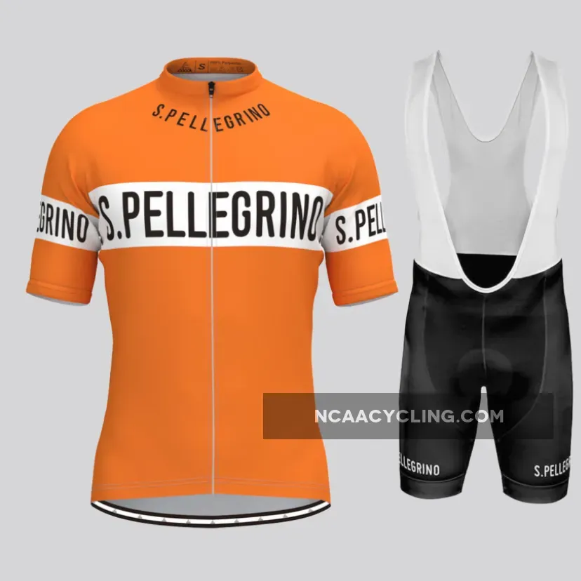 Retro San Pellegrino Men's Cycling Kit For Sale