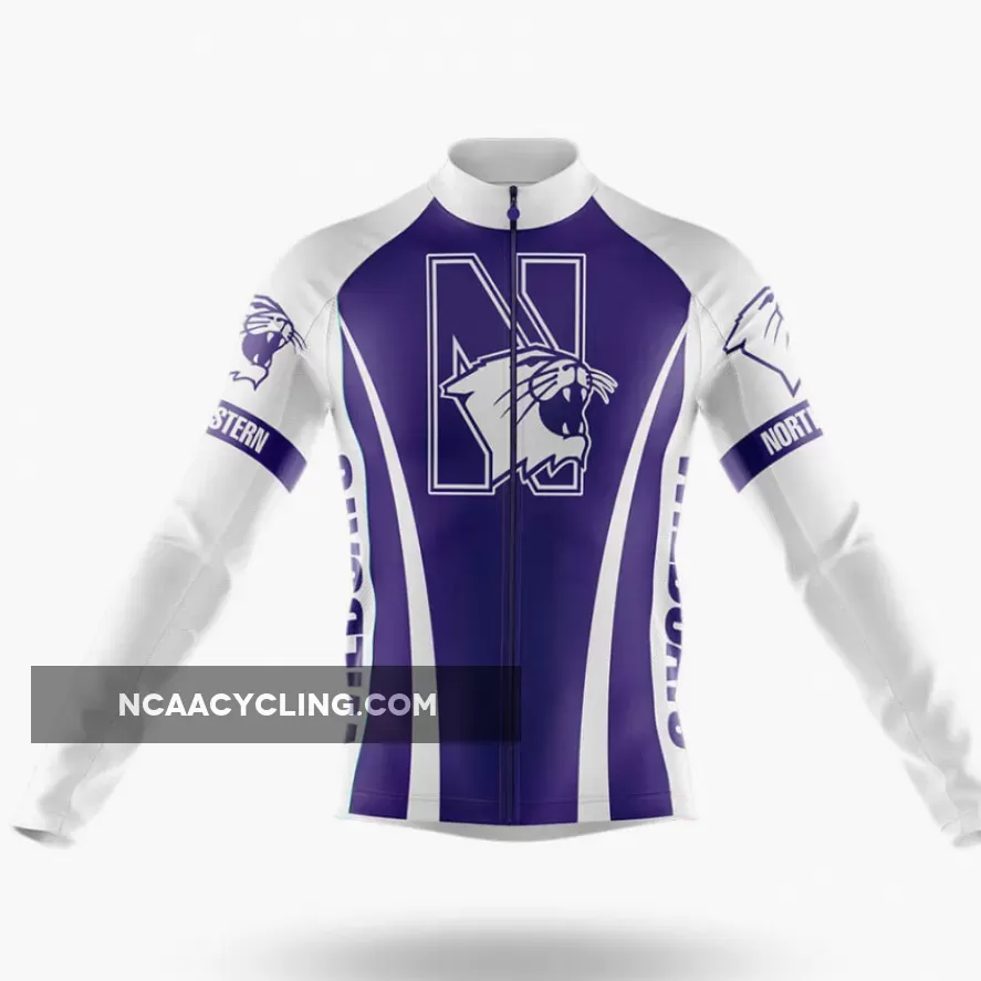 Northwestern University Long Sleeve Cycling Jersey Only